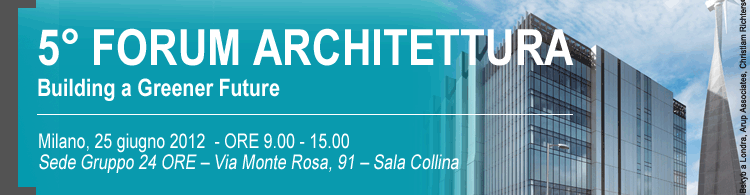 5^ Forum dell'Architettura 5^ Forum dell'Architettura