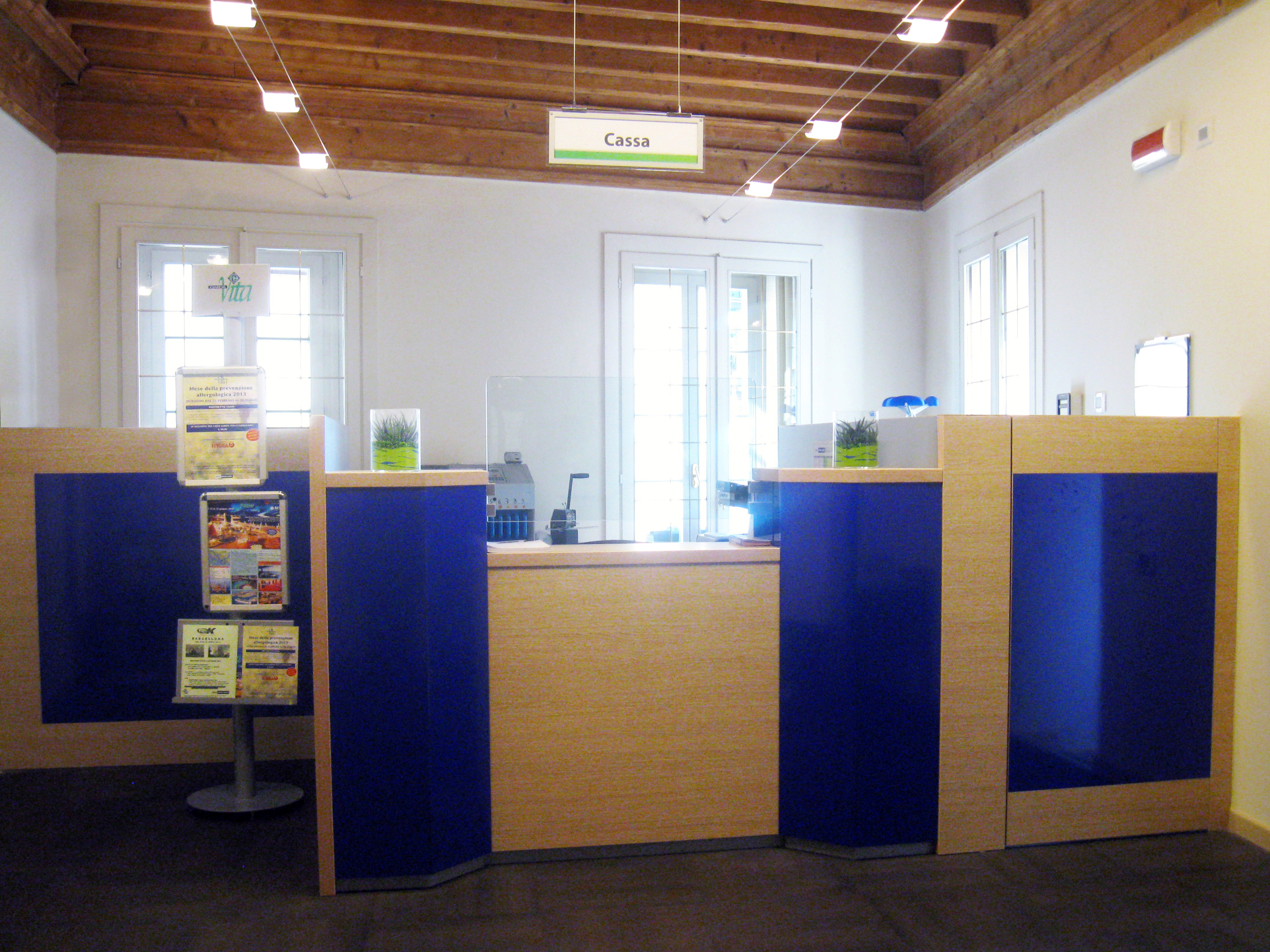 Cassa - dettaglio interno