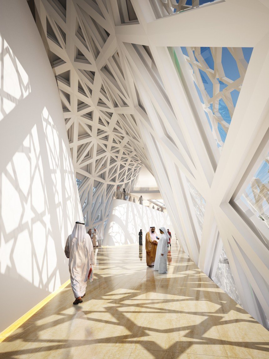 Crescent Moon Tower - Interno. Copyright foto: Transparence House