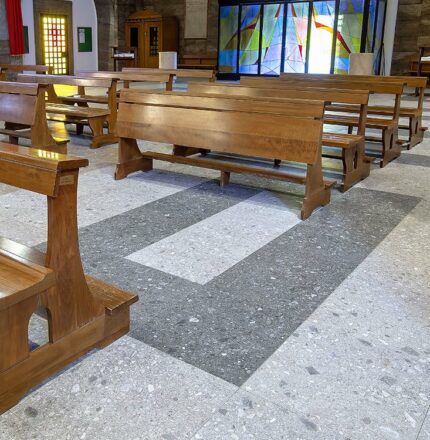 Pavimento radiante Diffuse nella Chiesa di s. Michela a Milano - Nesite