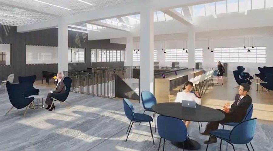 interno 1 WPP campus Milano render - Nesite