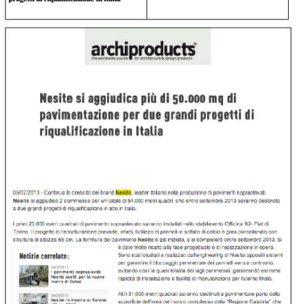 Nesite si aggiudica più di 50mq di pavimentazione sopraelevata