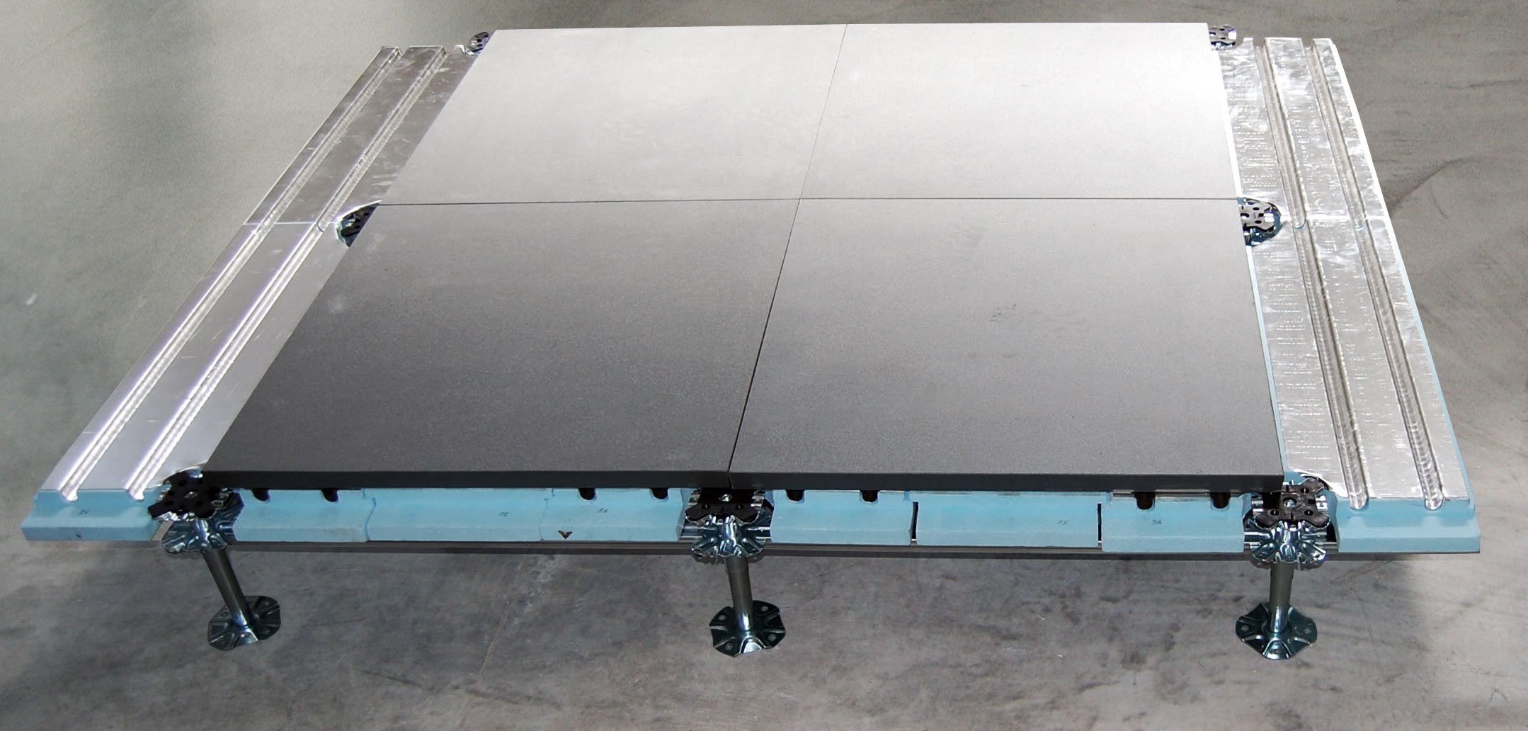 pavimento sopraelevato radiante Twin Tech