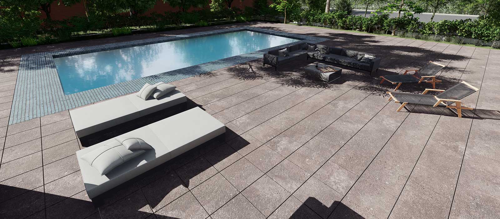 Outdoor raised floor