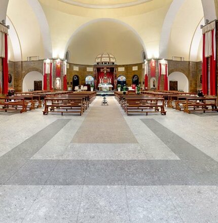 Pavimento radiante Diffuse nella Chiesa di s. Michela a Milano - Nesite