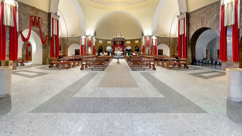 Pavimento radiante Diffuse nella Chiesa di s. Michela a Milano - Nesite