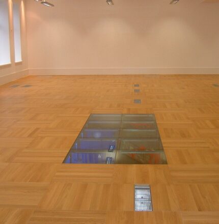Cavendish Place - pavimento sopraelevato in parquet