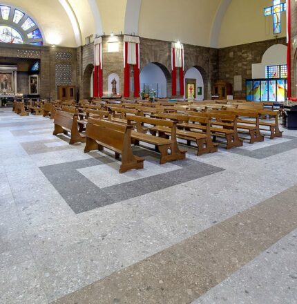 Pavimento radiante Diffuse nella Chiesa di s. Michela a Milano - Nesite