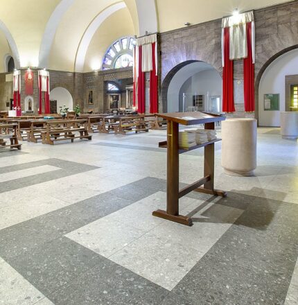 Pavimento radiante Diffuse nella Chiesa di s. Michela a Milano - Nesite