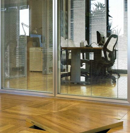 Pavimento sopraelevato in parquet - Nesite