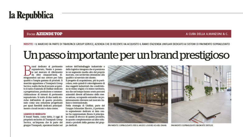 Acquisizione Uniflair - La Republica