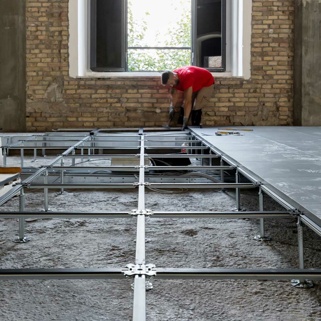 Raised floor structure