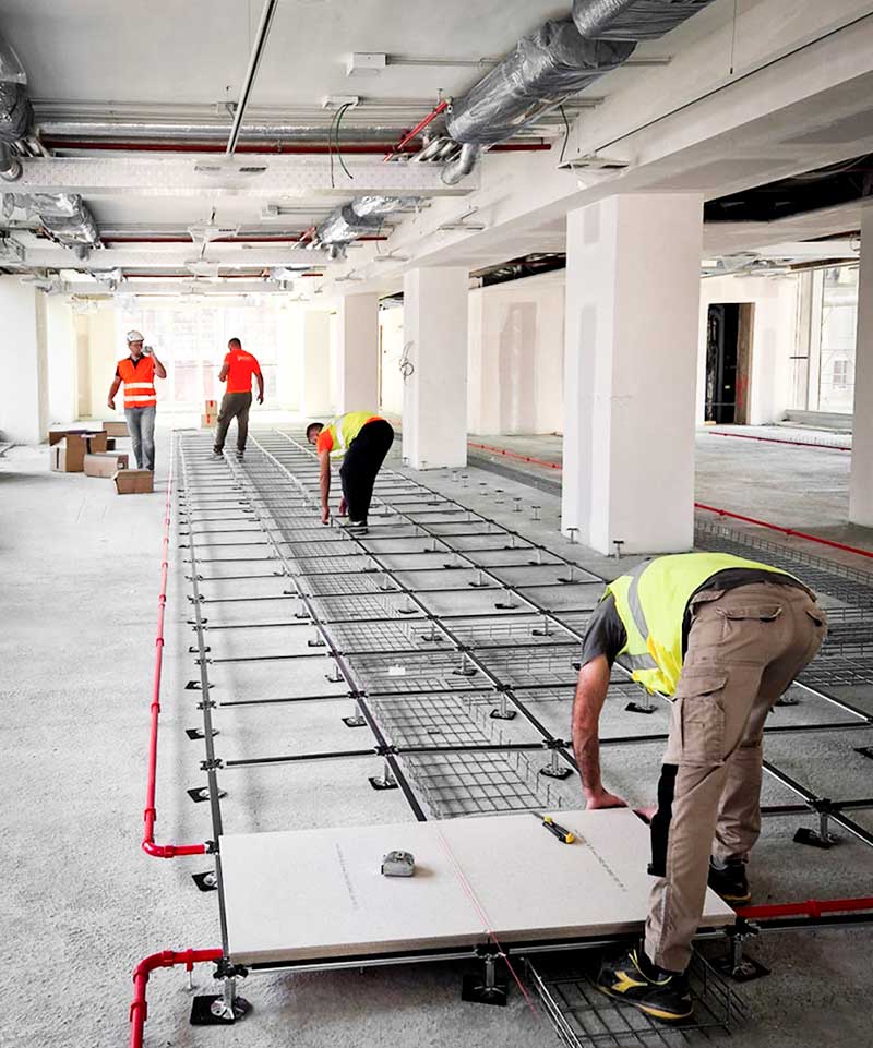I pavimenti sopraelevati nelle ristrutturazioni