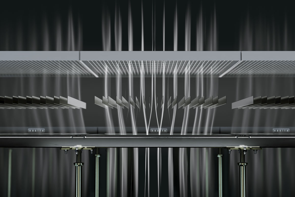 Grid panels data center flooring