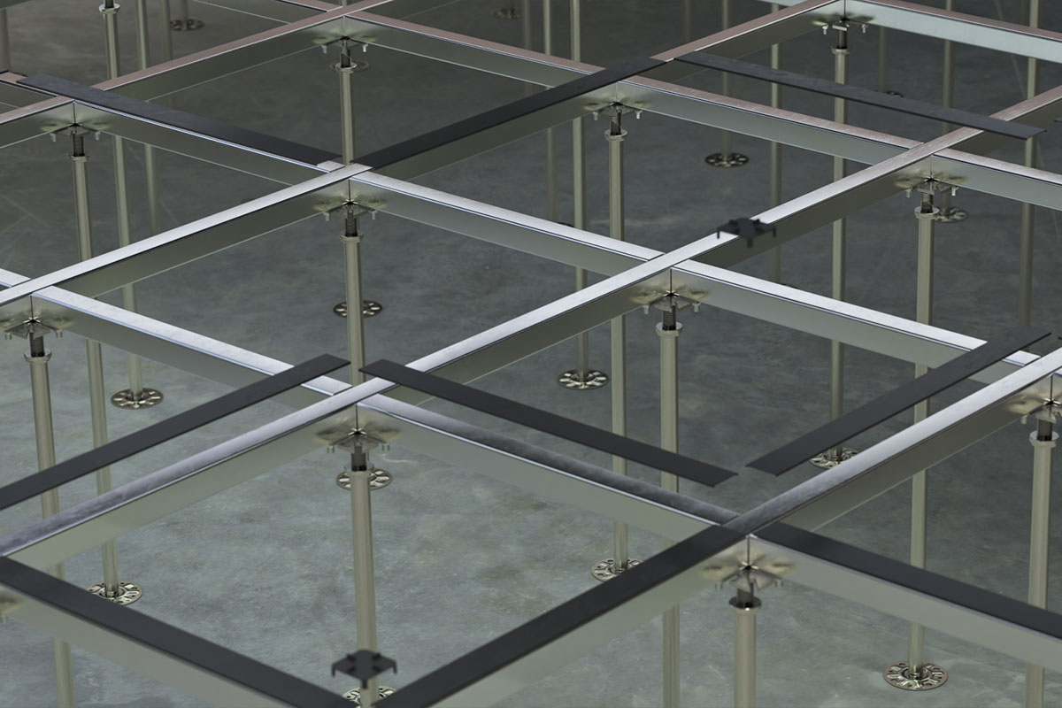 Structure data center flooring