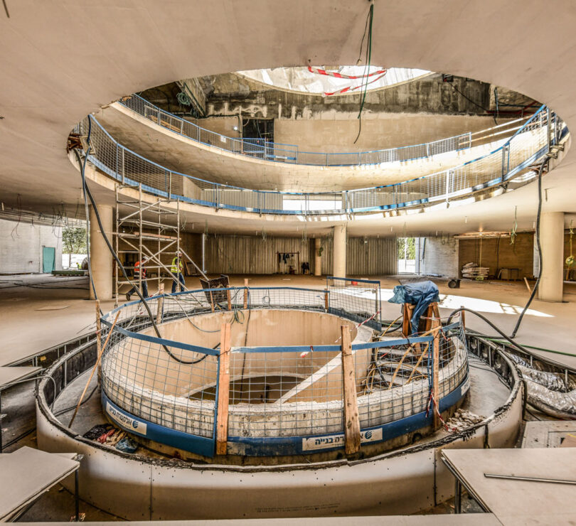 National Library of Israel pavimenti sopraelevati Nesite