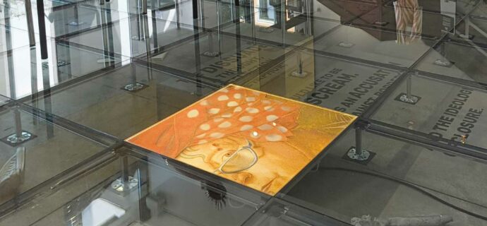 JUNO IN ART pavimento led con opere d'arte integrate