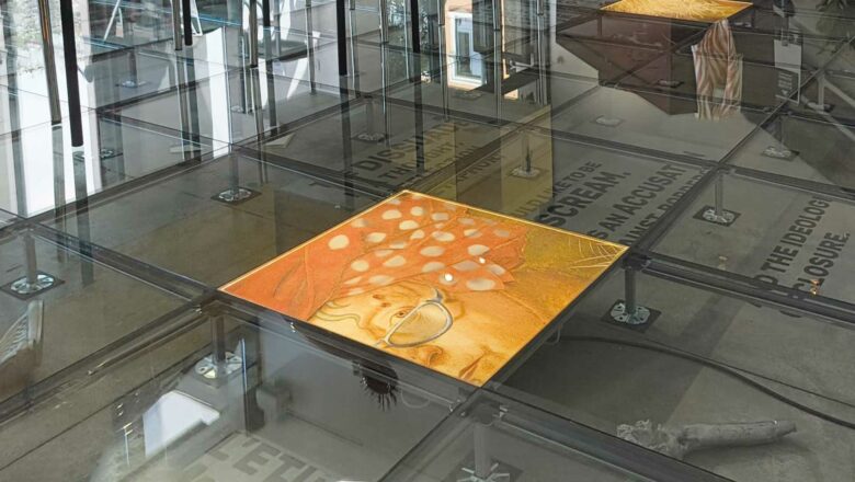 JUNO IN ART pavimento led con opere d'arte integrate