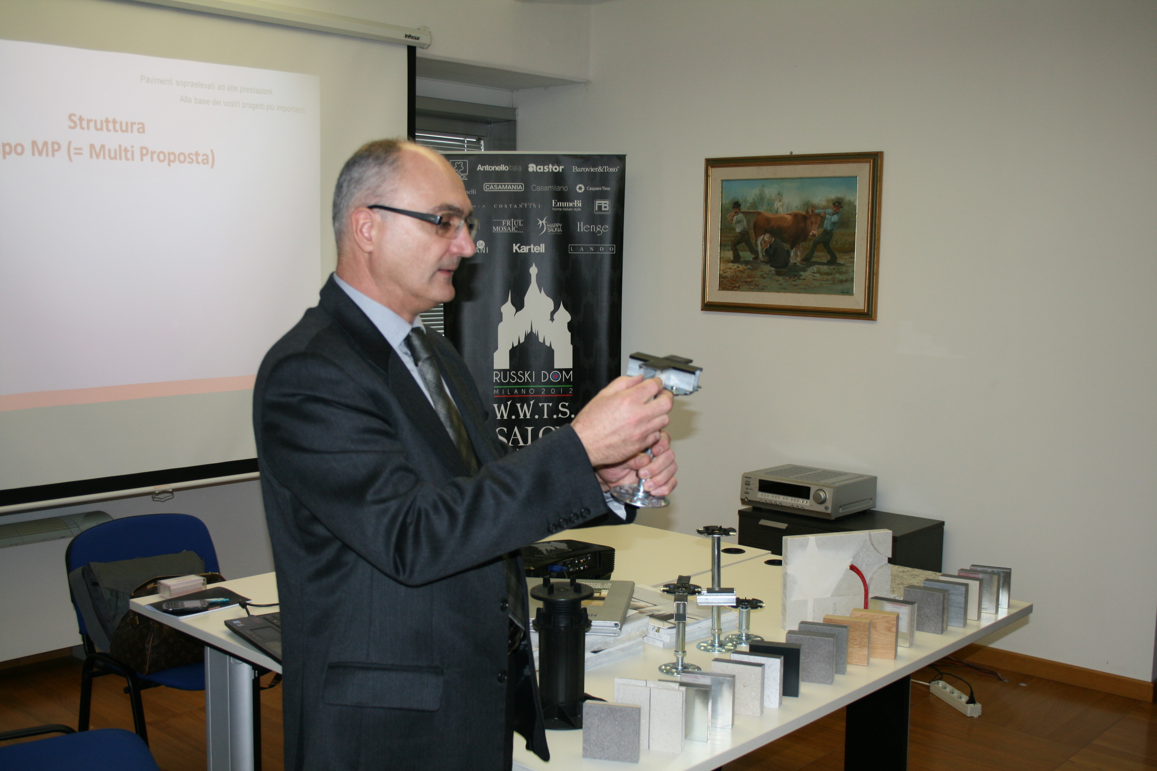 Antonio Frizzerin during the Nesite training course in Udine  Antonio Frizzerin during the Nesite training course in Udine