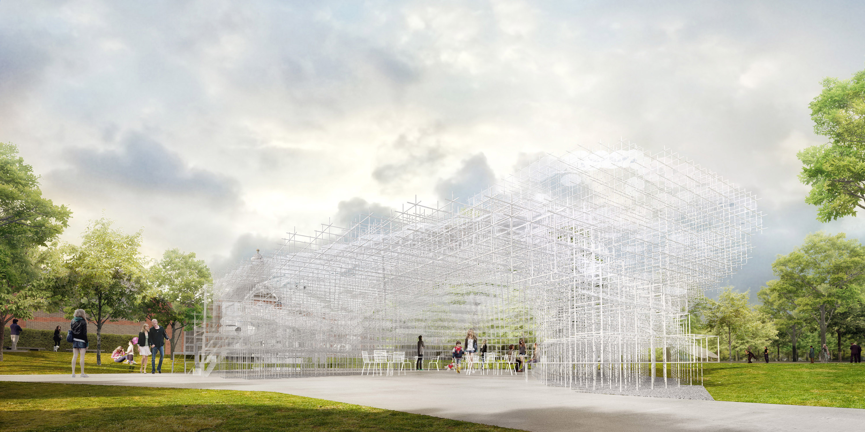 Serpentine Gallery Pavilion 2013 by Sou Fujimoto-Exterior Indicative-CGI-©-Sou-Fujimoto-Architects