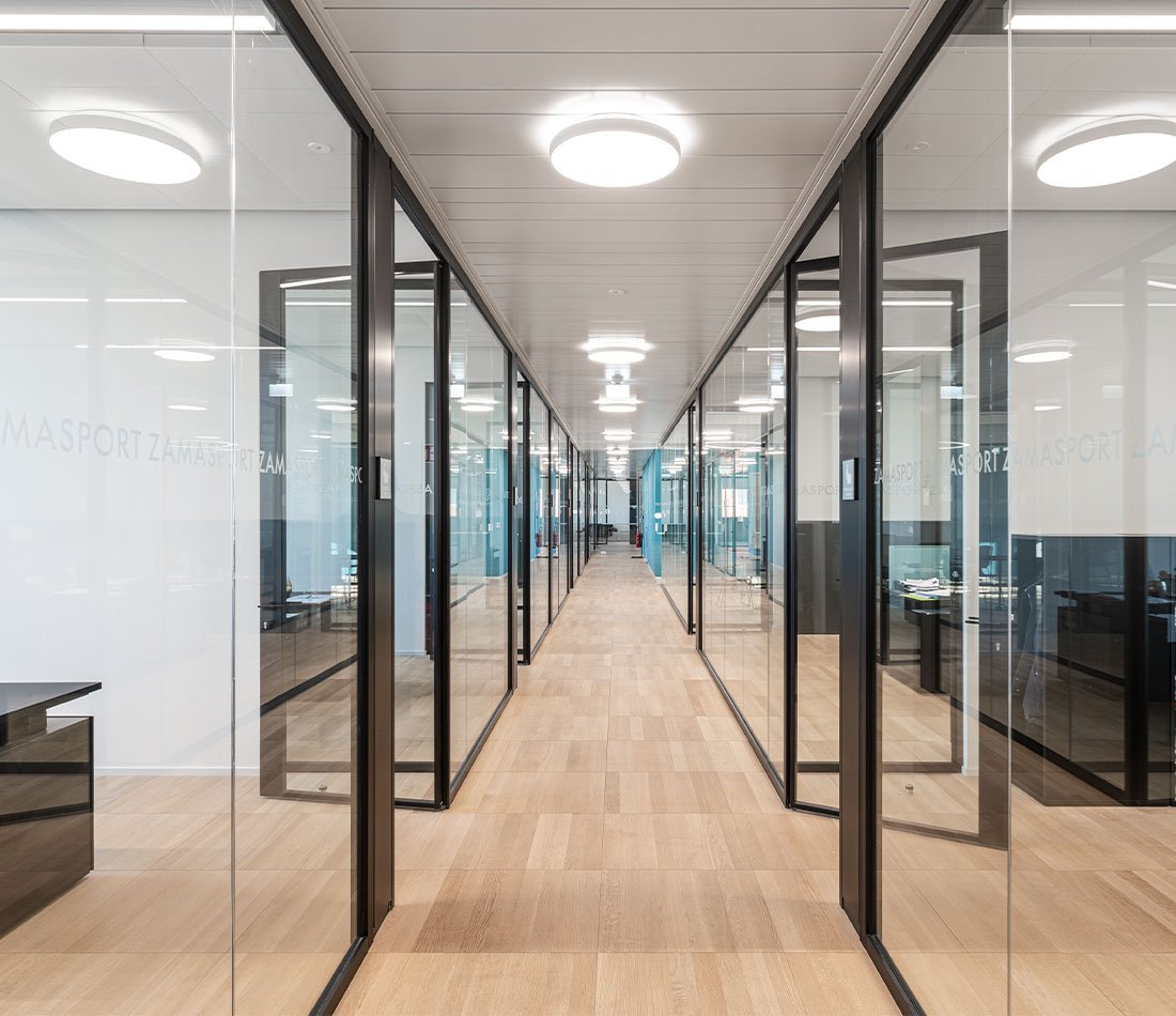 Suelo elevado de parquet - Zamasport Hq